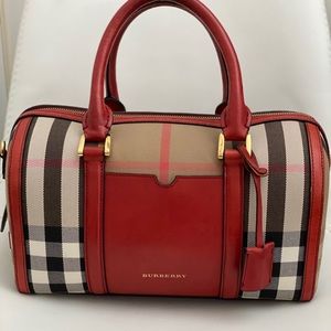 Authentic Burberry (like Speedy) bag